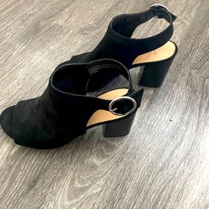 Open-Toe Mule Heels